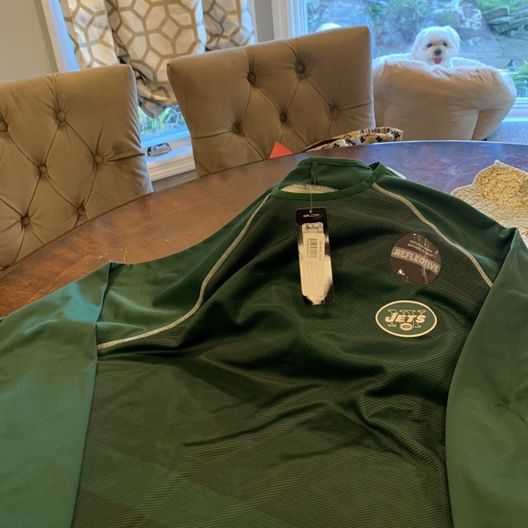 New York Jets Reflective Thermabase  2XL Long Sleeve Shirt-NWT - Picture 3 of 10